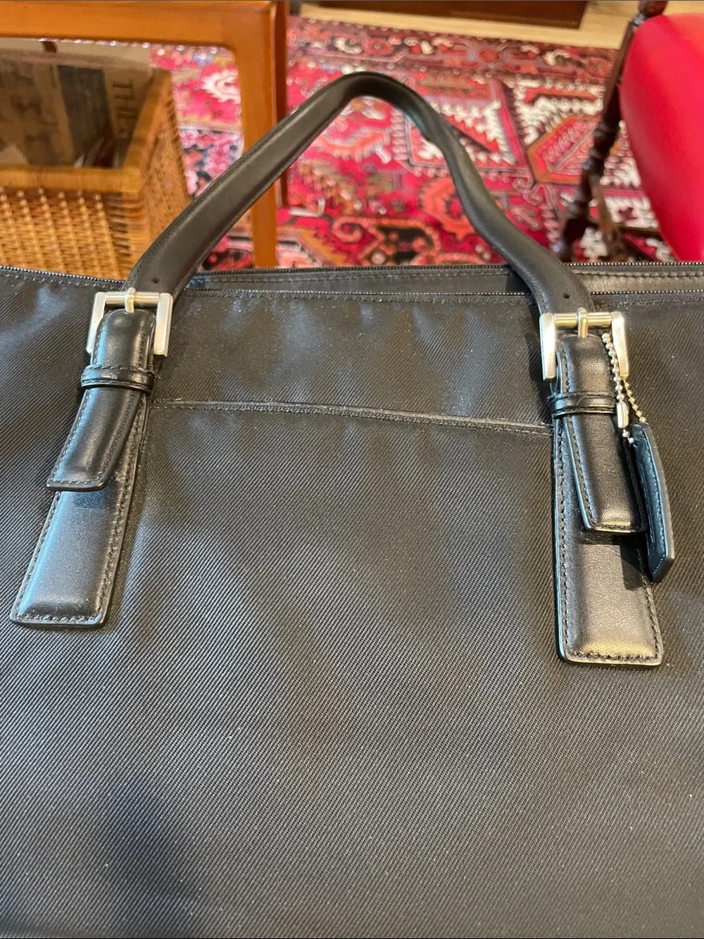 Men’s Coach Black Duffel